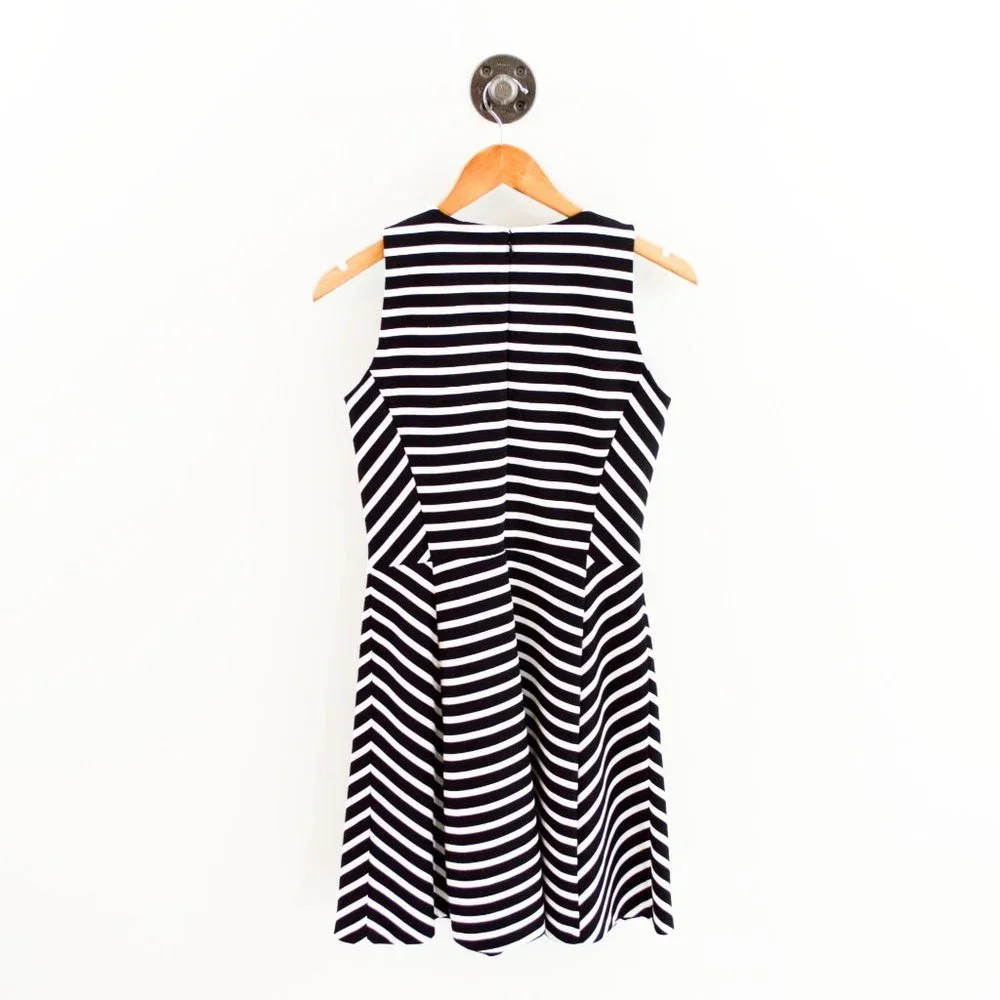 Michael Kors Striped Dress #106-88 - Picture 3 of 3